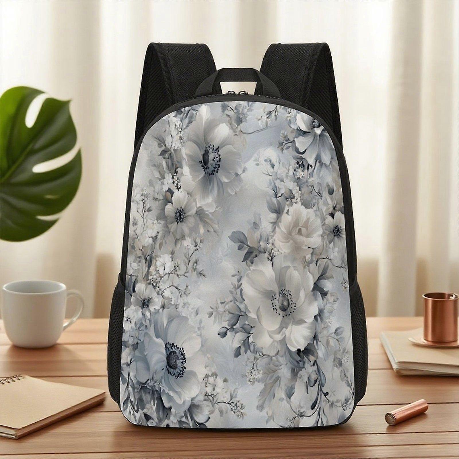 Mochila de 17 polegadas com tema do Pé Grande, projetada para a floresta, com interior espaçoso e compartimento elegante e de alta qualidade para laptop.