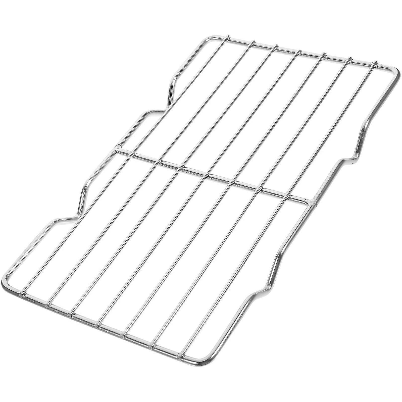 Stainless Steel Grilling Rack Multi-use Roasting Rack Rectangle Baking Cooling Steaming Rack Silver