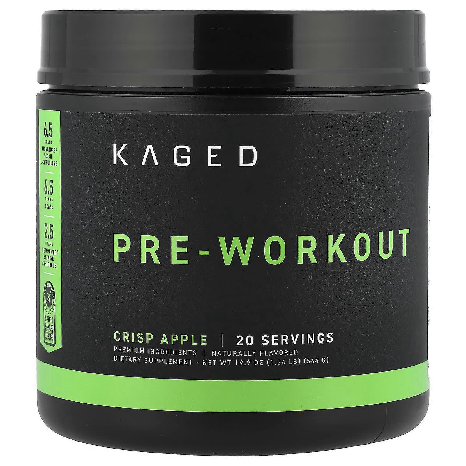 Kaged, Pre-Workout, Crisp Apple, 1.24 lb (564 g)