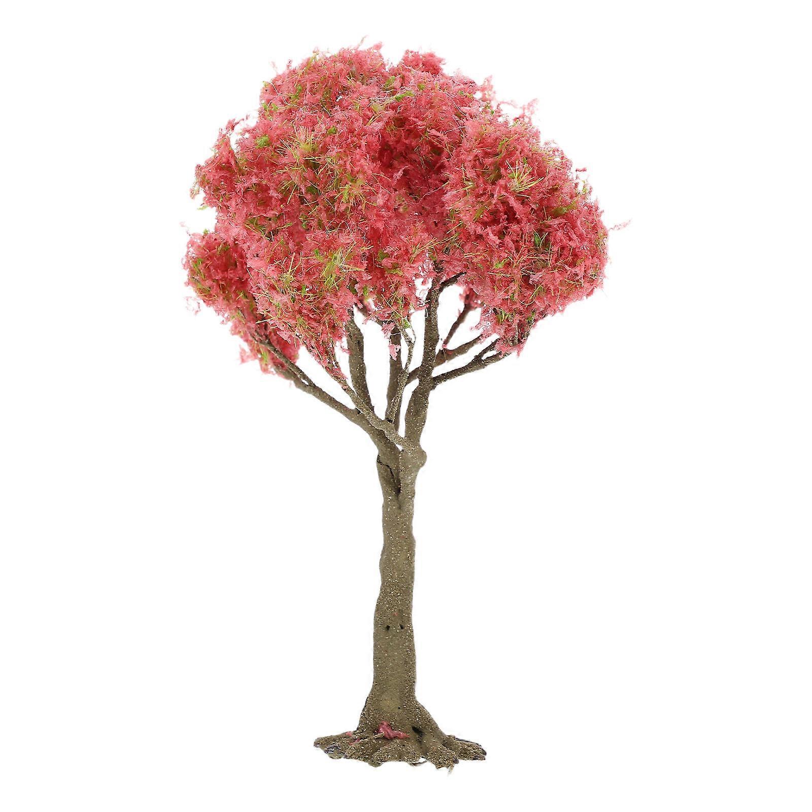 Miniature Trees Model for Decor with Multi Color Plastic and Wire Material