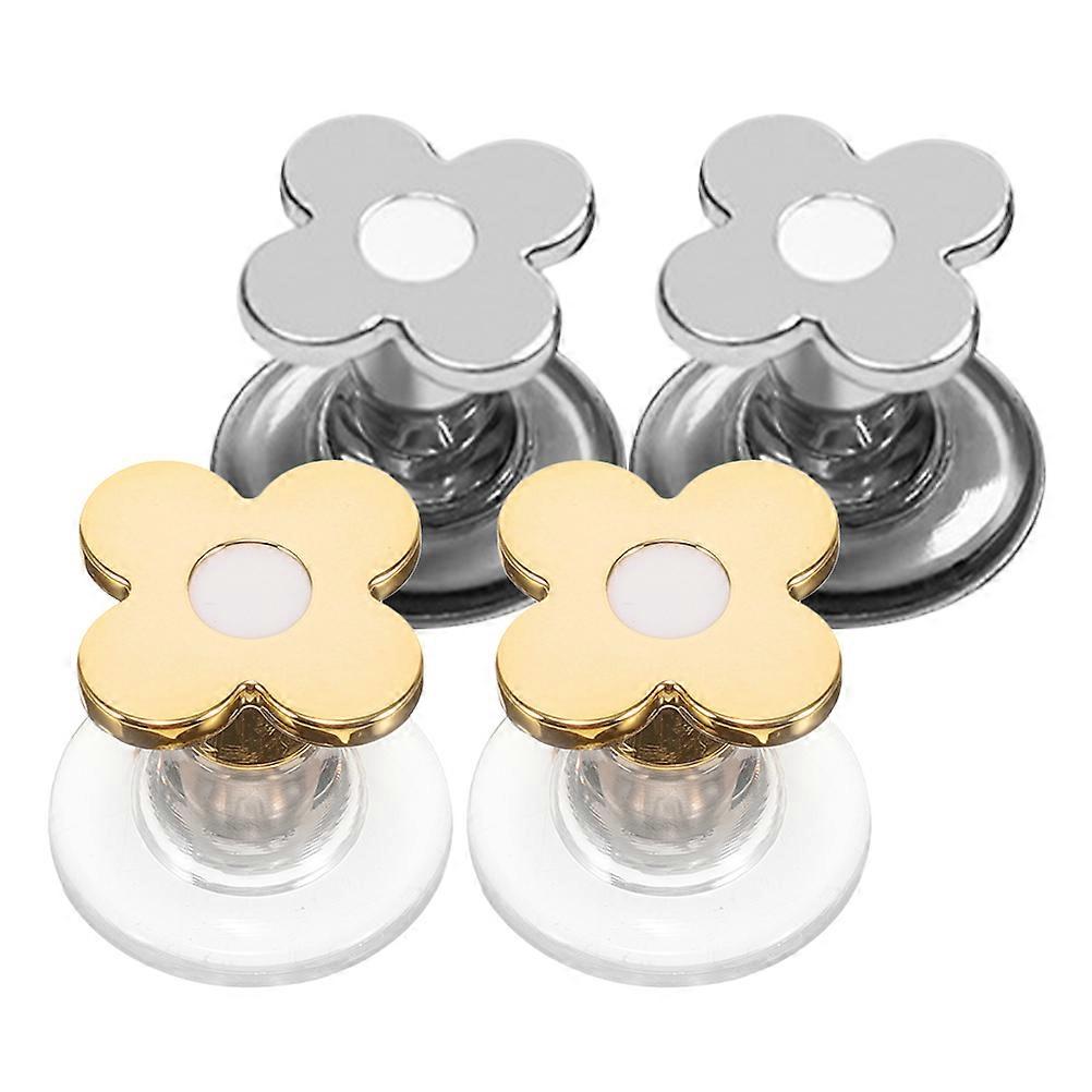 Toilet Button Pusher Plastic Button Handle for Flush 4Pcs Assorted Color