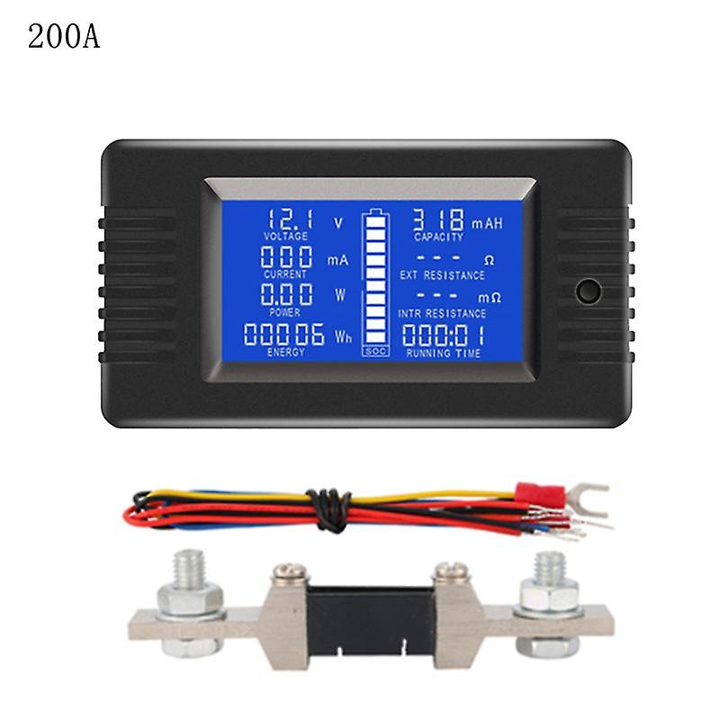 Car Power Device Voltmeter Ammeter Battery Monitor Meter Energy Capacity Meter