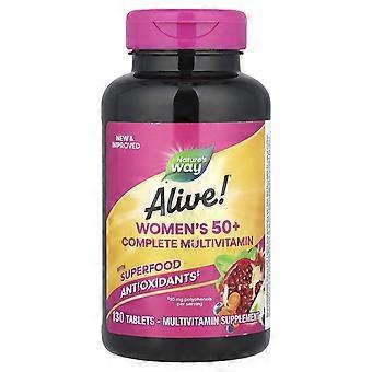 Nature's Way, Alive! Kompletny zestaw witamin dla kobiet 50+, 130 tabletek