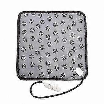 Verstellbare elektrische Heizmatte für Hunde und Katzen, 45 x 45 cm, wasserdicht, mit bissfestem Kabel