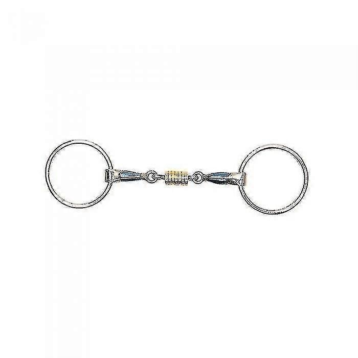 Sweet Iron Roller Horse Loose Ring Snaffle Bit-scntcv