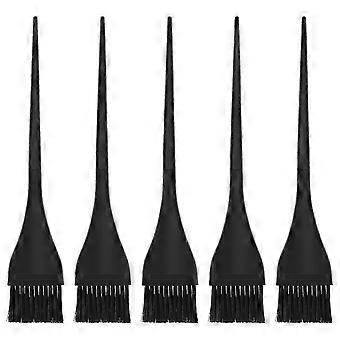 Lurrose 5PCS Aplicador de Tintura de Cabelo Profissional Pincel de Tintura de Cabelo Pincel de Tintura (Preto)