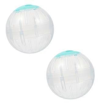 2Pcs Hamster Übungsbälle Kleintier Laufbälle Haustierbedarf Hamster Laufzubehör