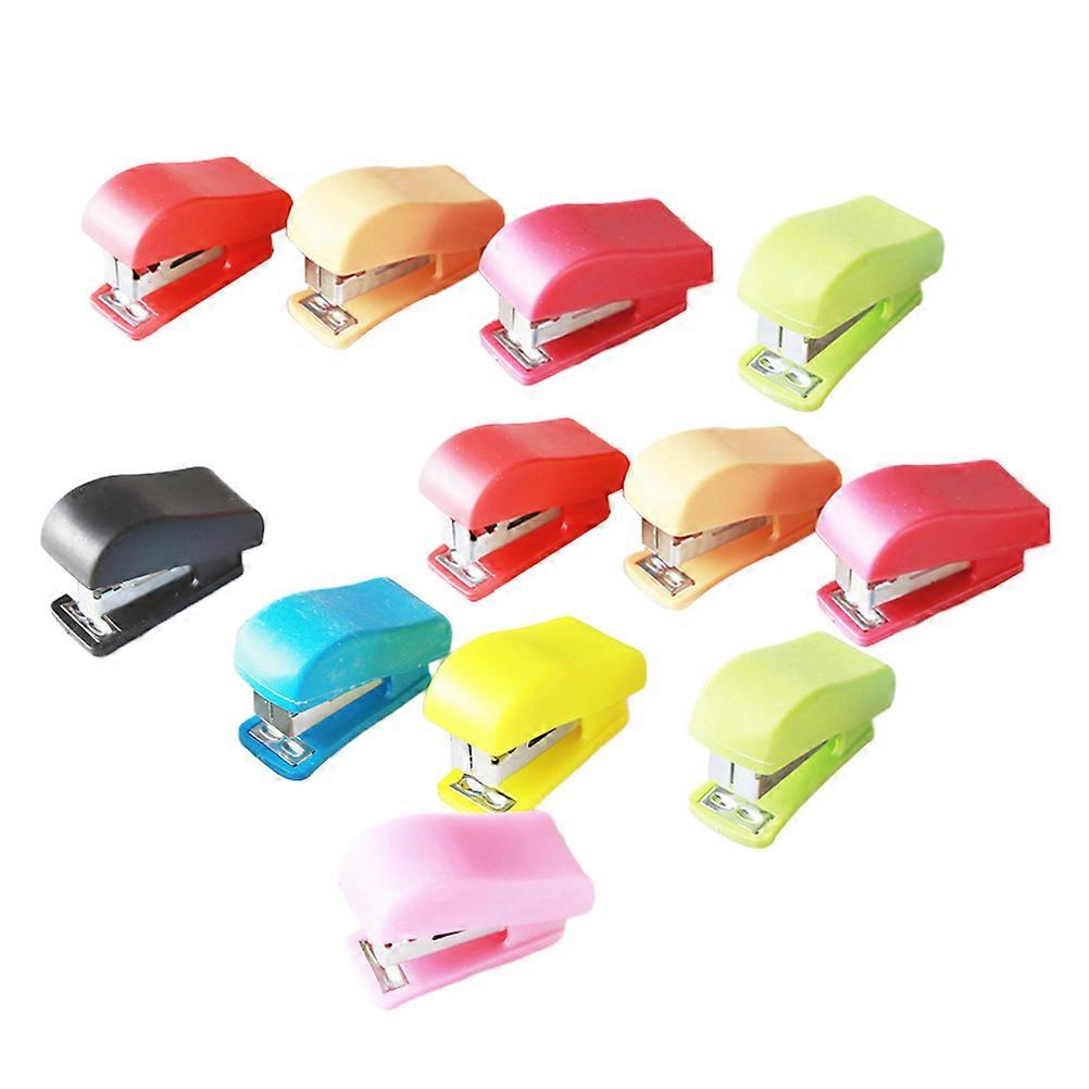 24 Pcs Red Accessories Stapling Machine Mini Portable Stapler Mini Stapler Set Kids Stapler