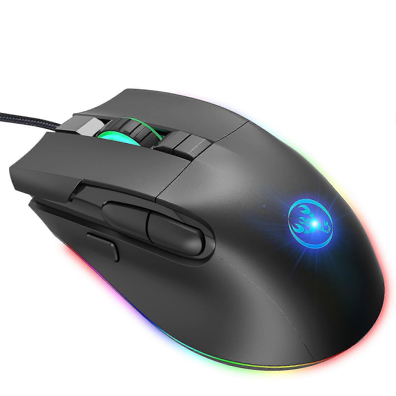 Programmable Gaming Mouse, Ergonomic Design, Wired Mice, Computer Accessories