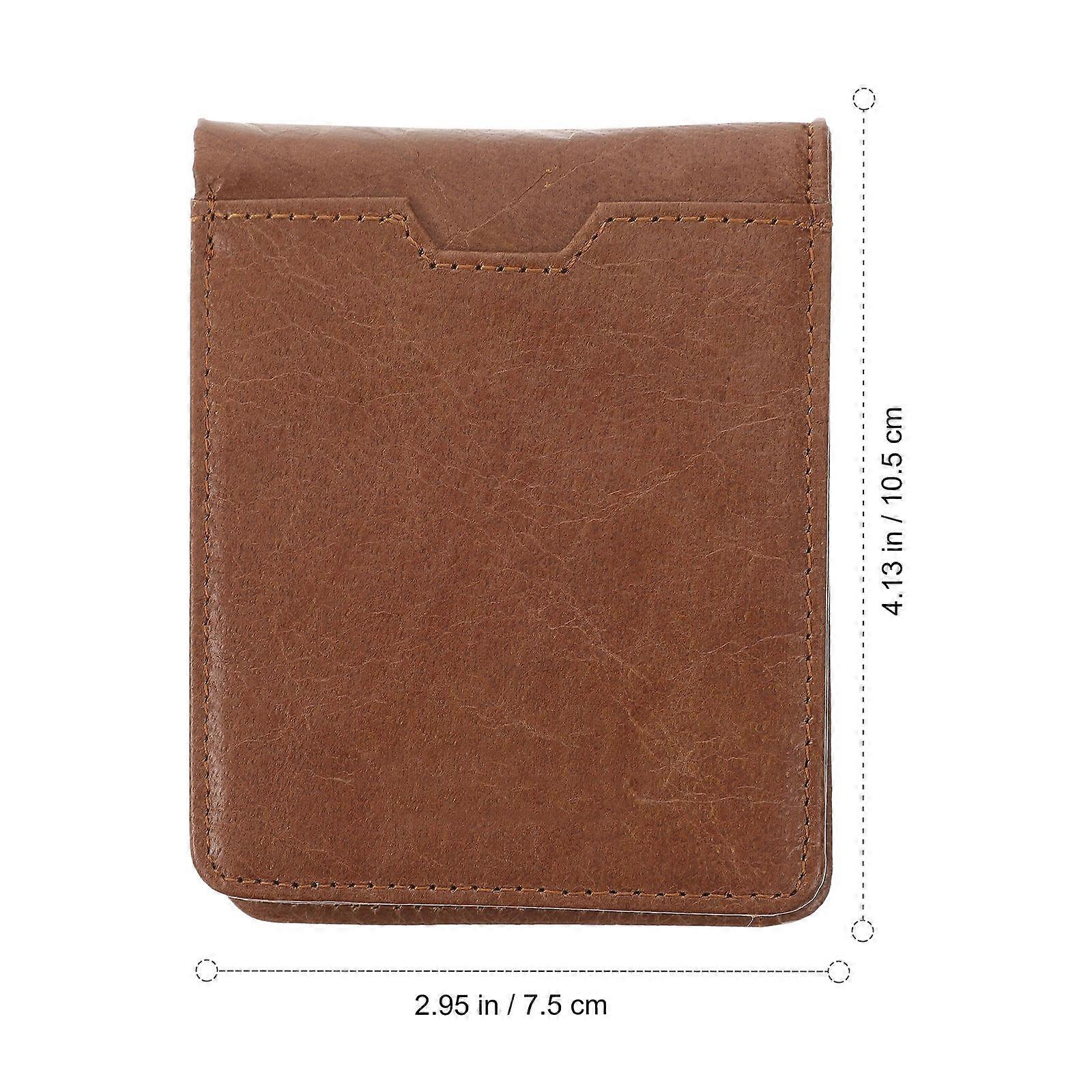 Rfid Blocking Men Wallet Slim Bifold Coffee Case