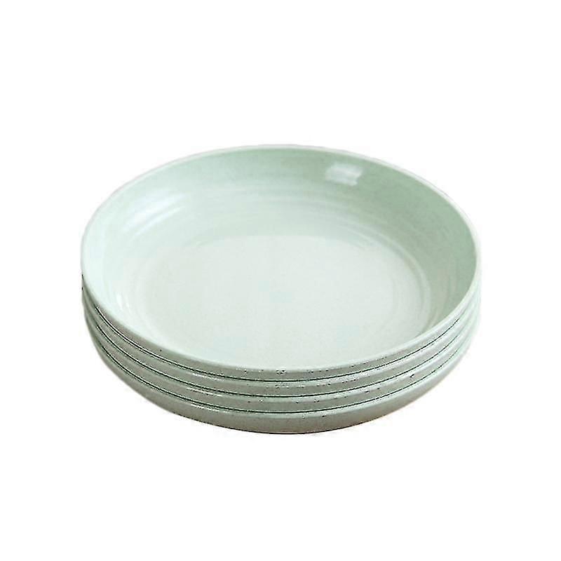 4pcs Kitchen Tableware, Wheat Straw Platter