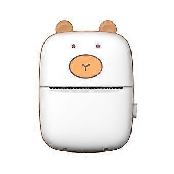 Portable Bluetooth 58mm Mini Wireless Thermal Printer Compatible with Smartphones, Office Supplies