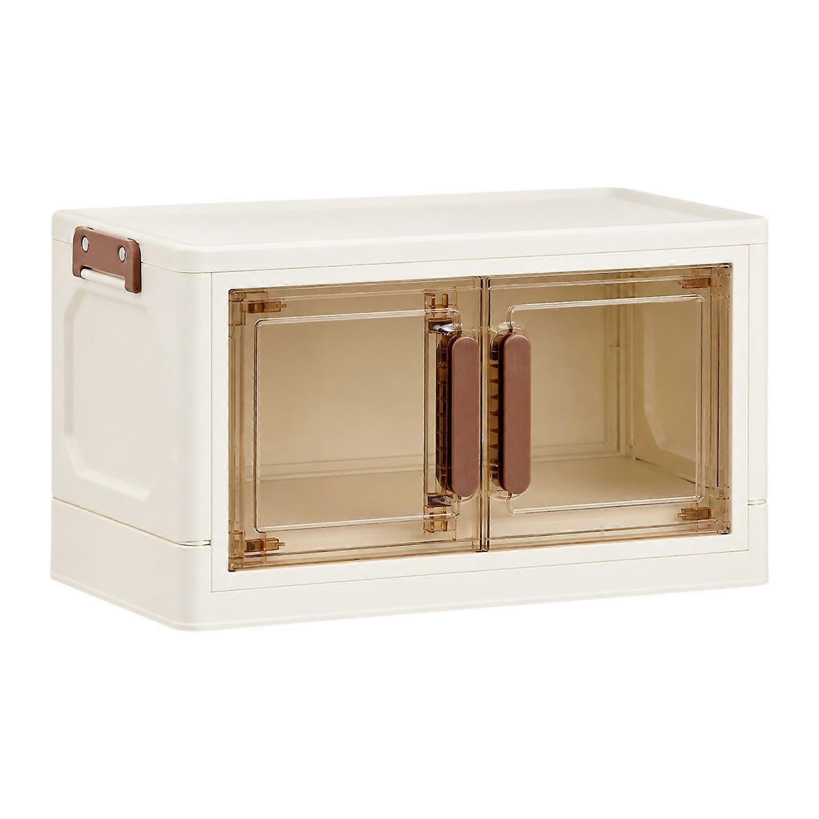 Folding Storage Box Multipurpose Clothes Closet Organizer Stackable Storage Bin
