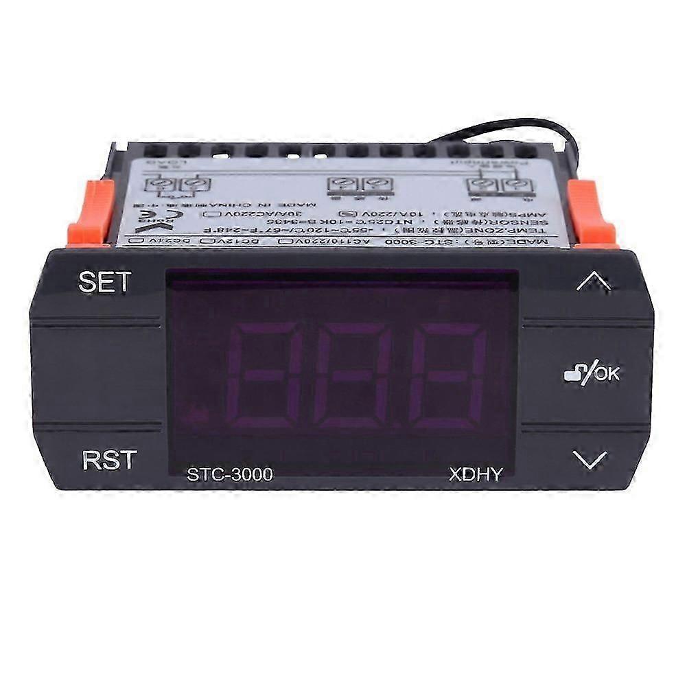 STC-3000 Digital Temperature Controller Thermostat with Sensor 110-220V 30A