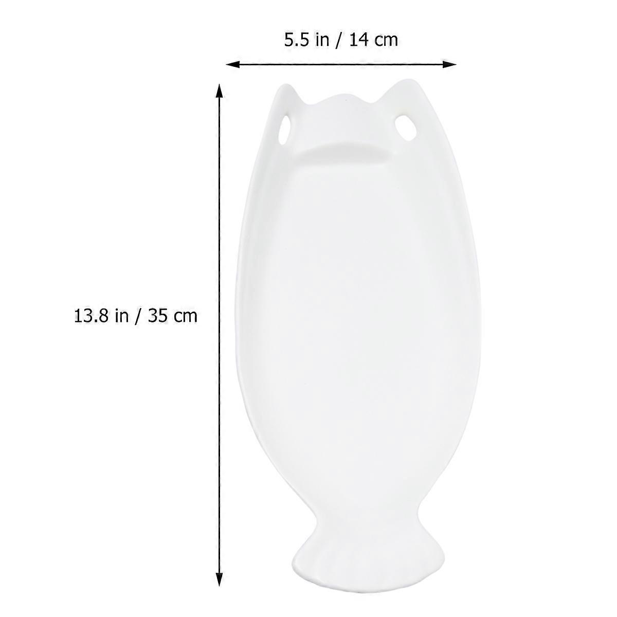 Ceramic Tableware Fish Shaped Storage Dish for 1Pcs Creative Plate