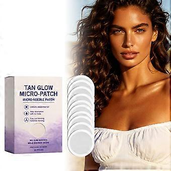 Self Tanning Patches 10, Breathable Micro-Patch for Streak-Free Bronze Glow, Lightweight Body Care for Summer Beach Travel Use