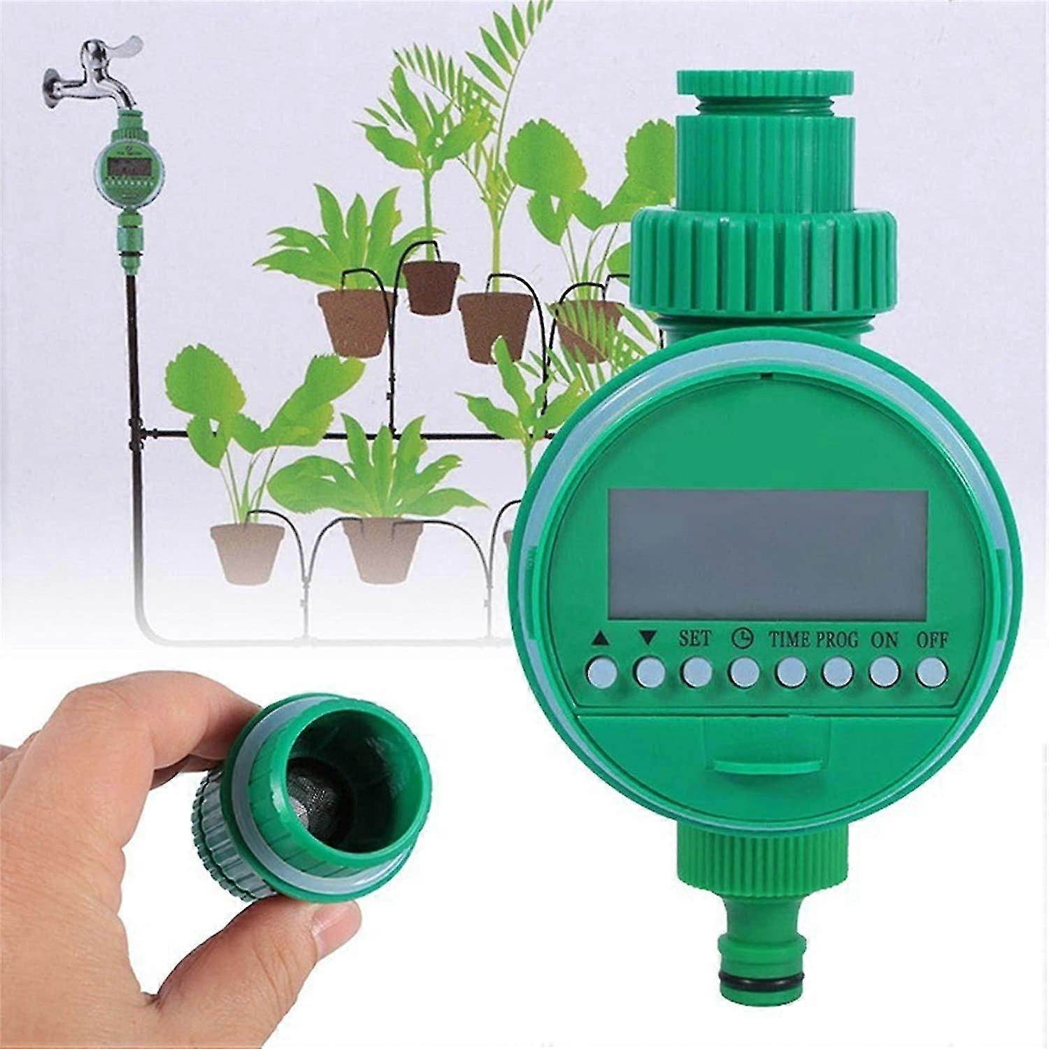Water Timer,outdoor Watering Controller Automatic Sprinkler Electronic Hose Timer,multiple Programs(b)