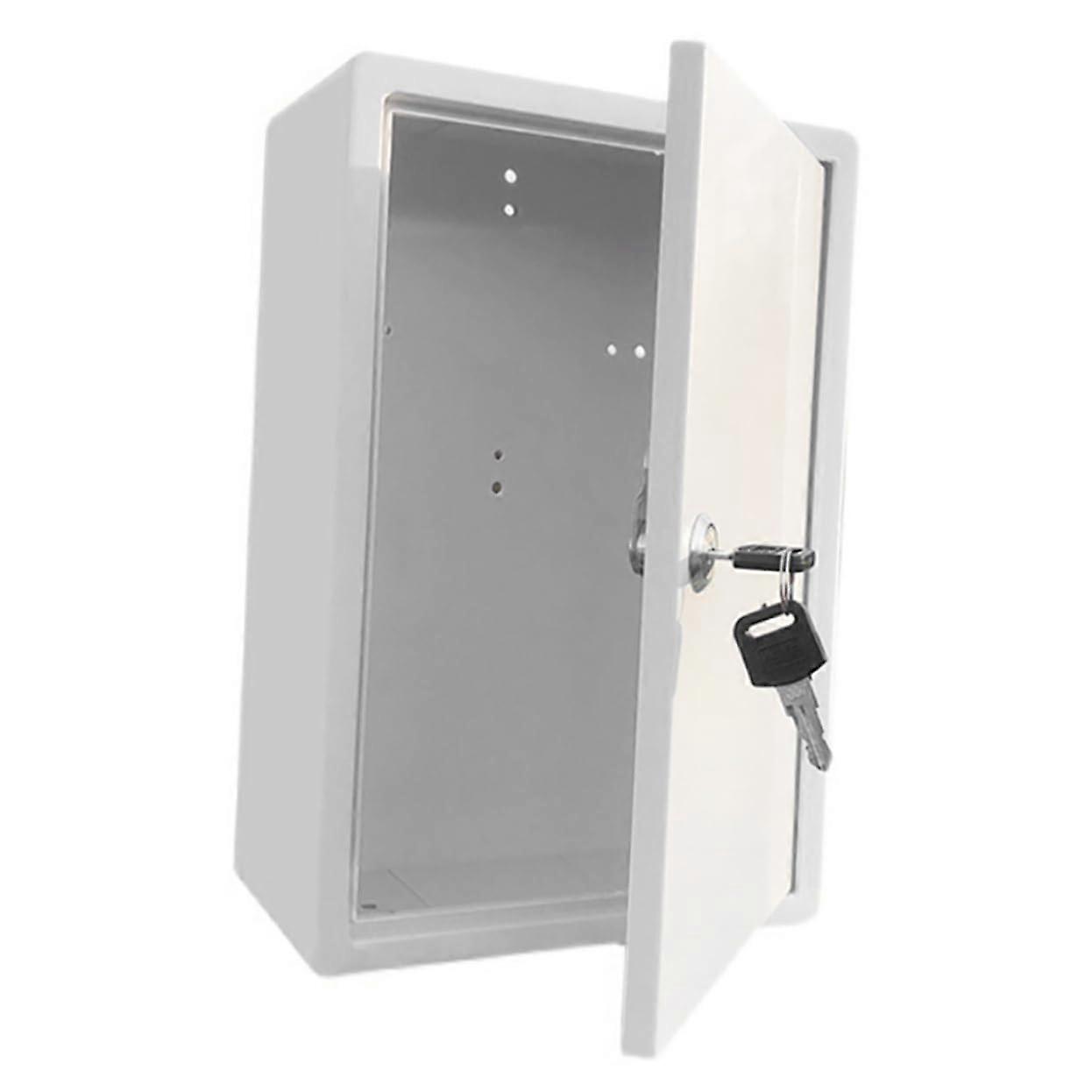 Outdoor Lockable Storage Box with Secure Lock Design, Wall Mounted Waterproof Parcel Box, ABS Plastic