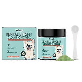 Kriath Tandenreinigingspoeder voor Honden met een milde formule, voor frisse en schone tanden. Dagelijkse verzorging van de tanden van uw hond.