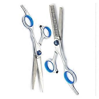 Professional Hair Cutting Scissors & Thinning Shears Kit Stainless Steel Ergonomic Grip