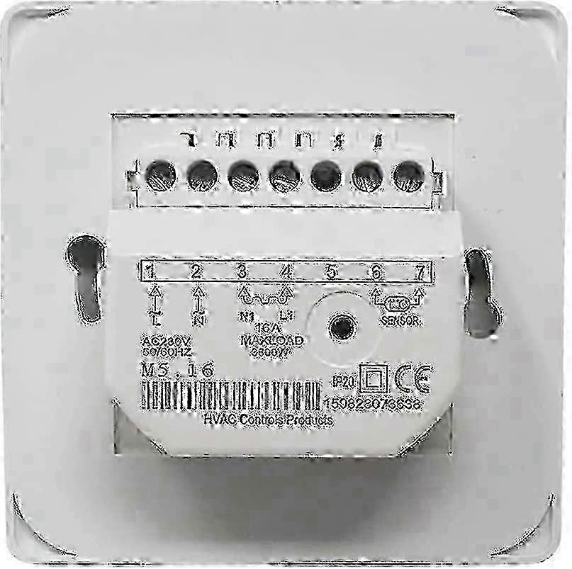 16A 220V AC Mechanical Floor Heating Thermostat with Probe Controller