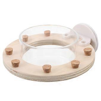 Bird Feeding Dish Plastic Bowl for Parrot Cage 5Pcs Small Bird Feeder
