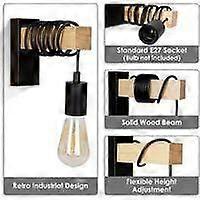 Rustic Lift Pipe Dimmable Wall Light