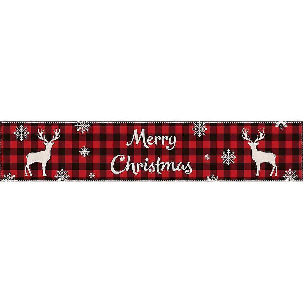 Buffalo Plaid Heat-Insulating Festive Table Runner