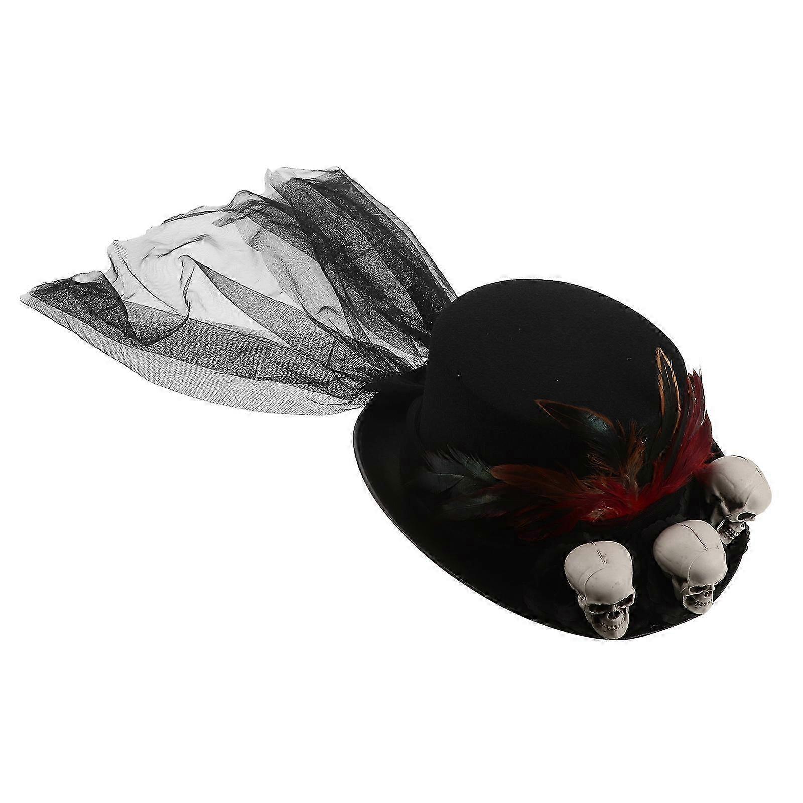 Steampunk Hat for Halloween Events Skull Gothic Accessory