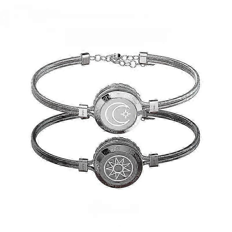 Birthday Gift Relationship Couple Remote Interactive Sensor Bracelet Smart Ring