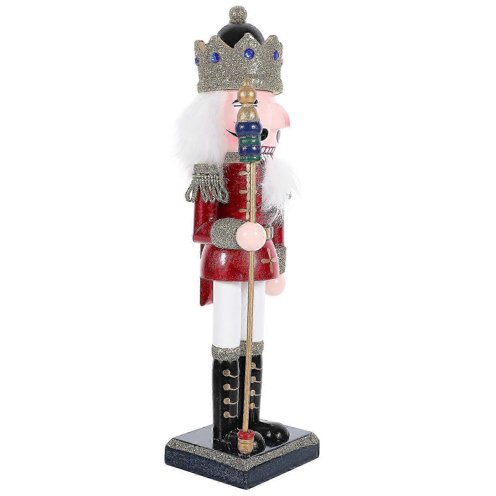 Christmas Nutcracker Figure Wooden Nutcracker Soldier Nutcracker Decoration