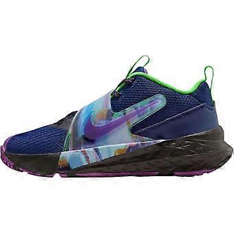 Nike Team Hustle D 12 Low top Basketball Shoes Blue Unisex HV2291-400