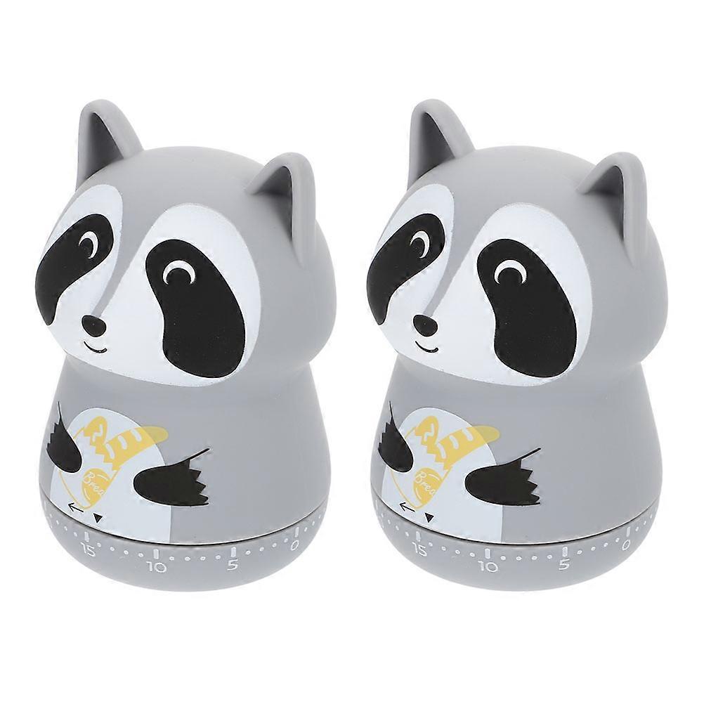 Cooking Timer Mechanical Animal Shape Countdown Timer 4Pcs for Household