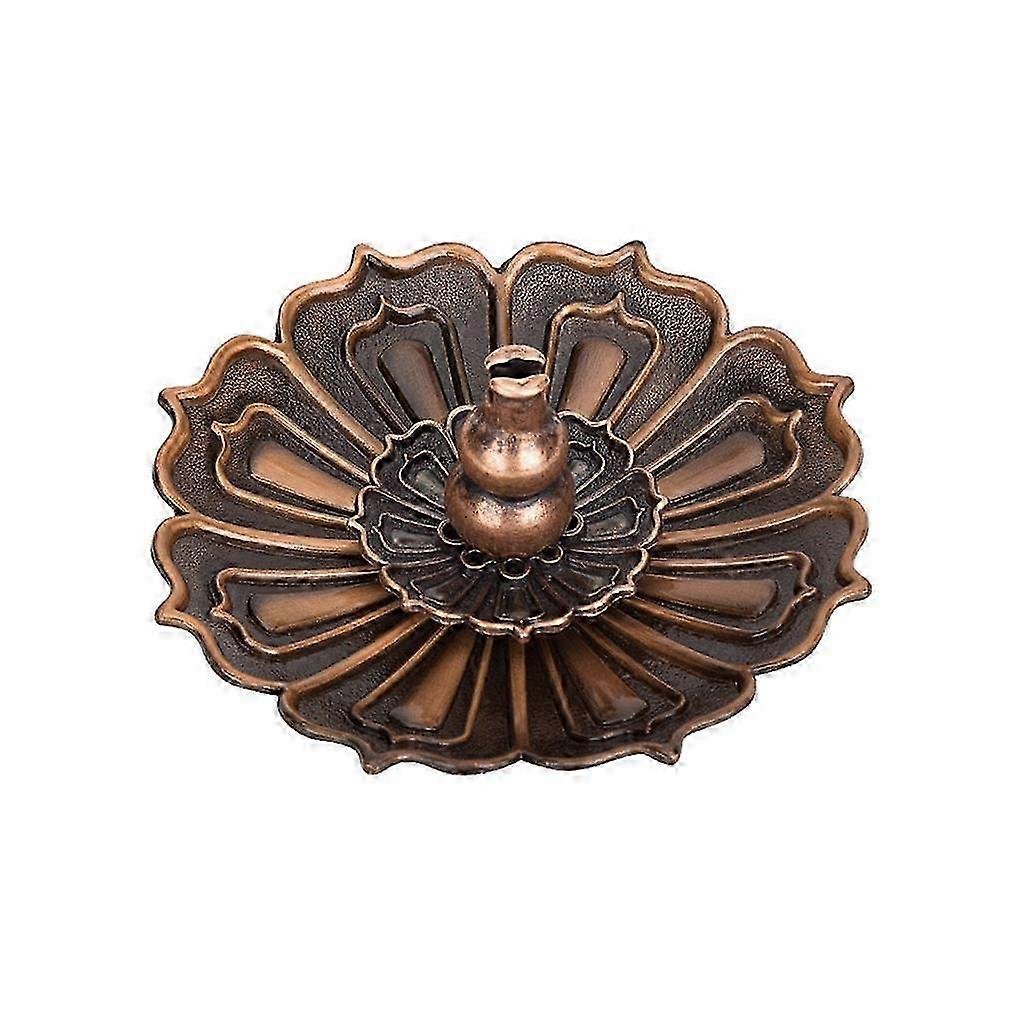 Compact Aluminum Lotus Incense Base