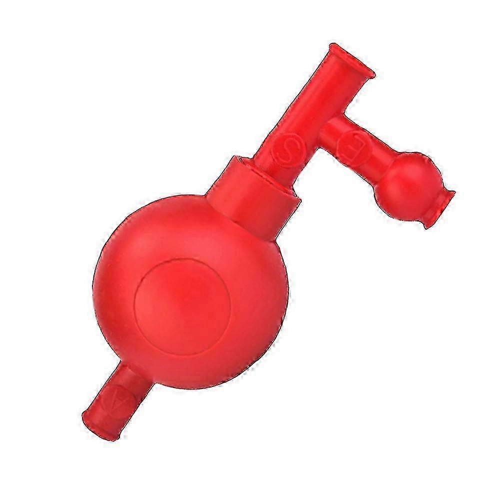 Lab-Grade Triple-Valve Rubber Bulb