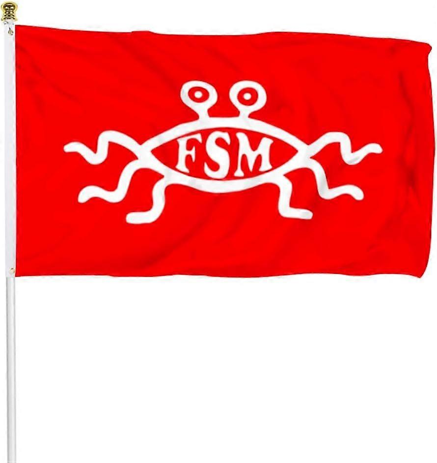 Fyon Large Flying Spaghetti Monster Flag QI 1969