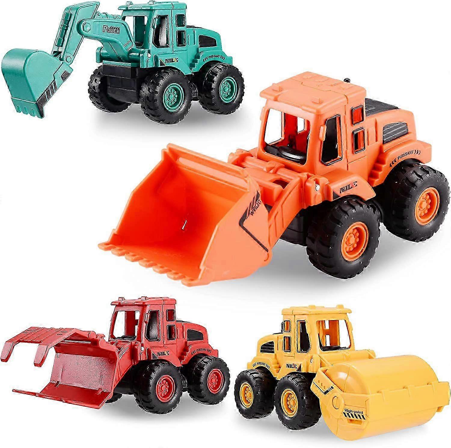 Friction-Powered Movable Construction Toy Pack