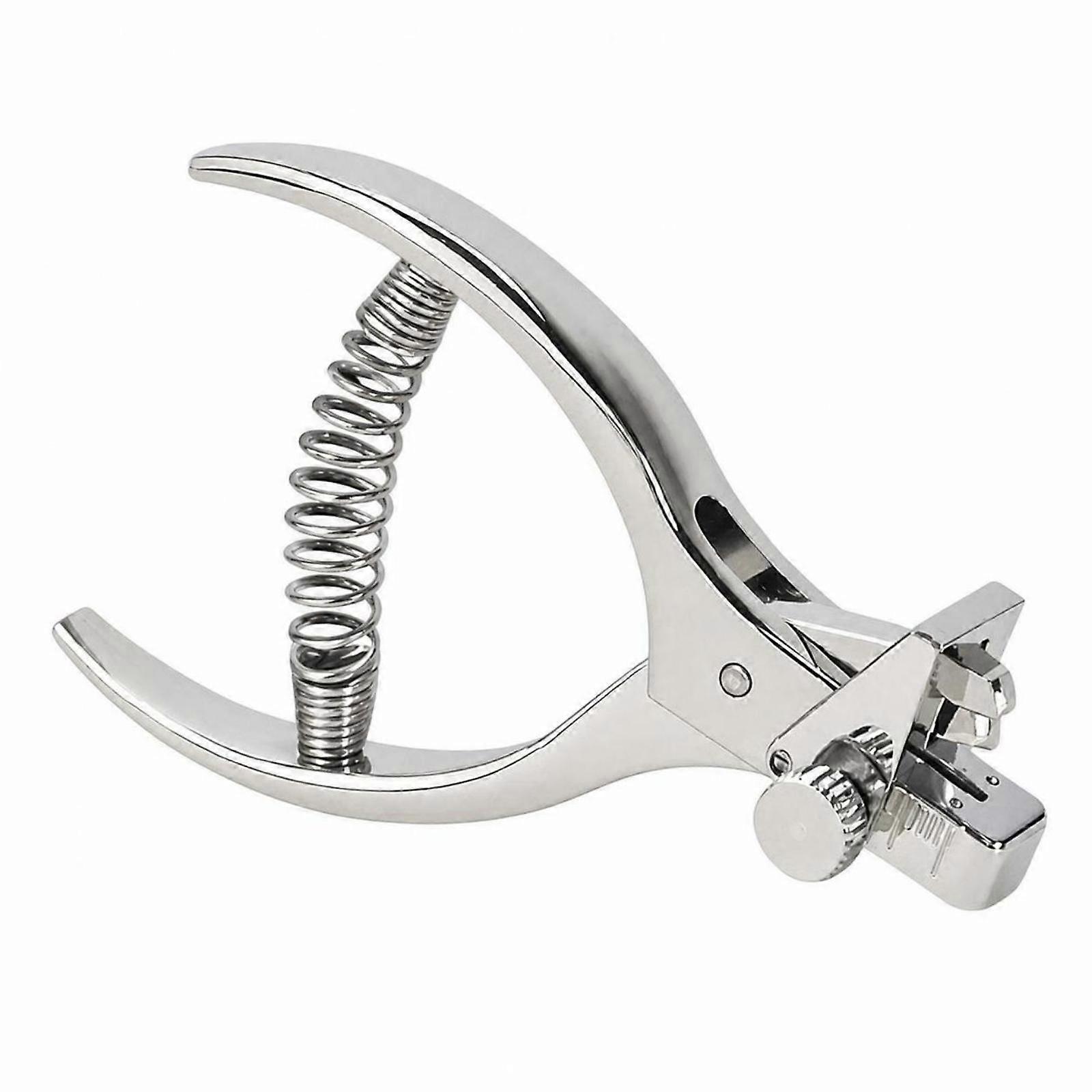 Notch Punch Plier with Depth Limiter | Sharp Cutting Edge, Spring-Return