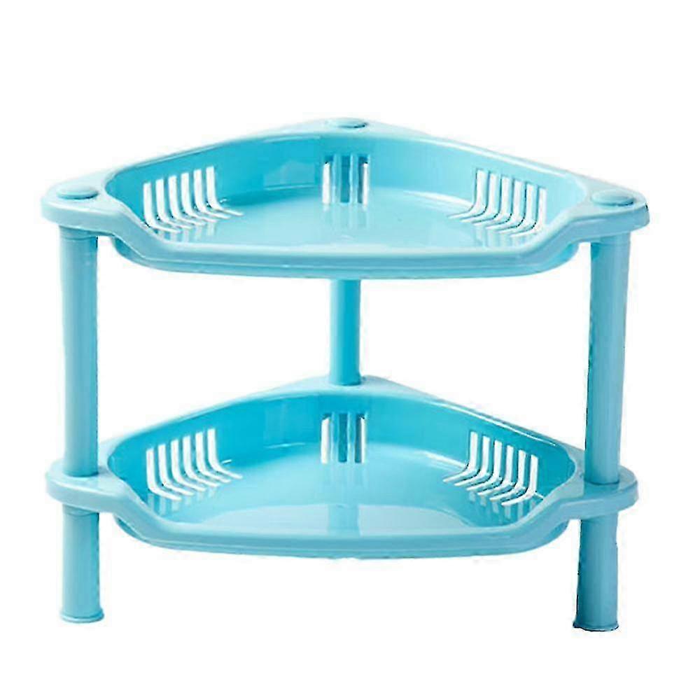 Plastic Corner Shower Caddy Shelf Waterproof Rustproof Drainable Stackable Storage Rack for Bathroom