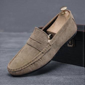 Lässige Slipper, Frühjahrsschuhe für Herren, Wildlederslipper für Herren, bequeme Halbschuhe für den Alltag, hochwertige flache Schuhe für Herren, Herren-Wanderschuhe im Angebot.