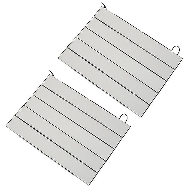 2X超軽量テーブル屋外ミニ折りたたみ式ポータブルテーブルピクニックテーブルワイルドキャンプ用軽量アルミニウム合金トラベルテーブル