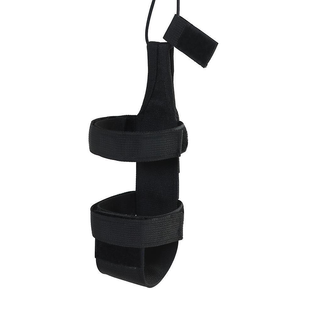 Adjustable Nylon Bottle Holder Outdoor Bottle Holder Black Hanging Loop