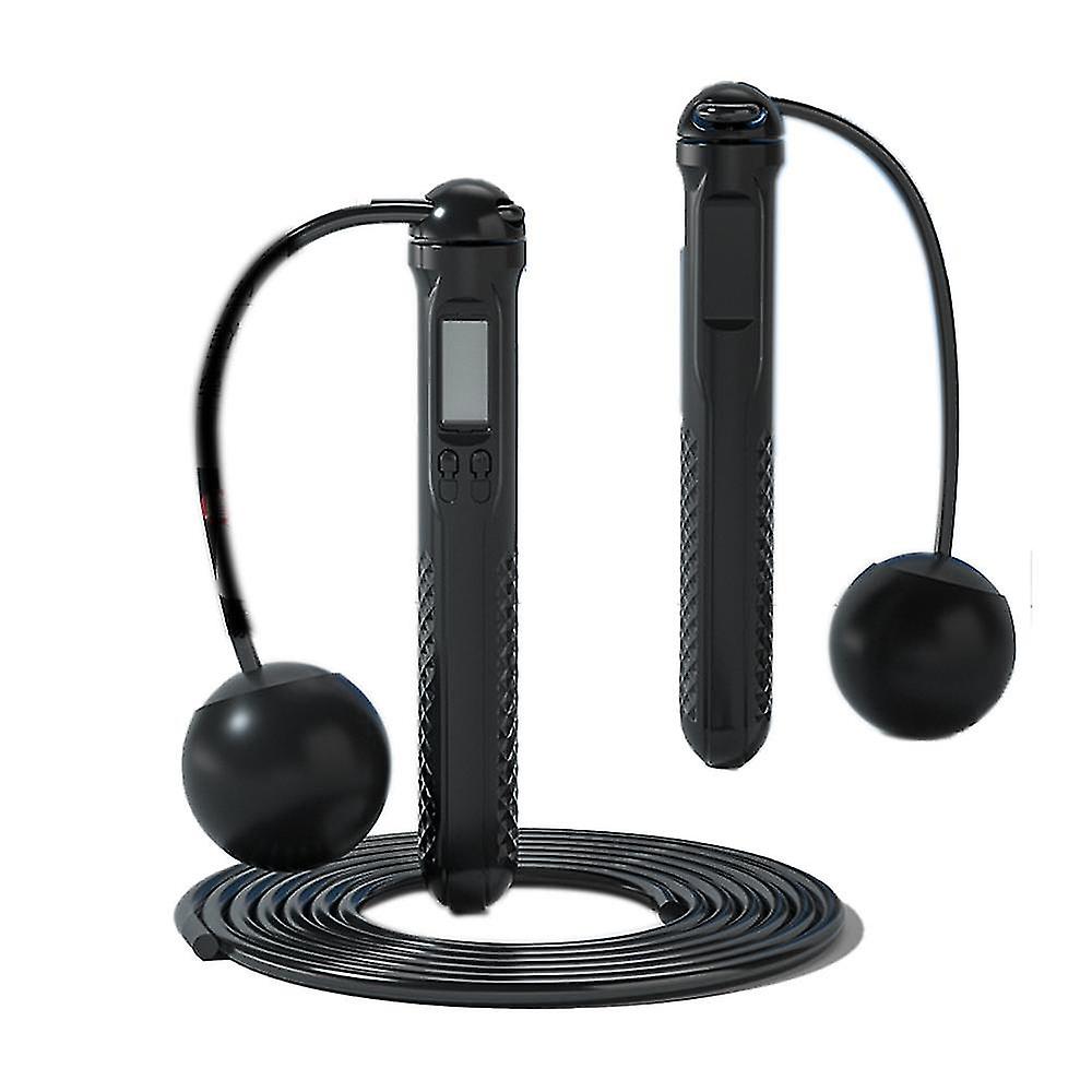 Cordless Skipping Rope With Calorie Counter, Adjustable Speed Jumping For Fitness Workout