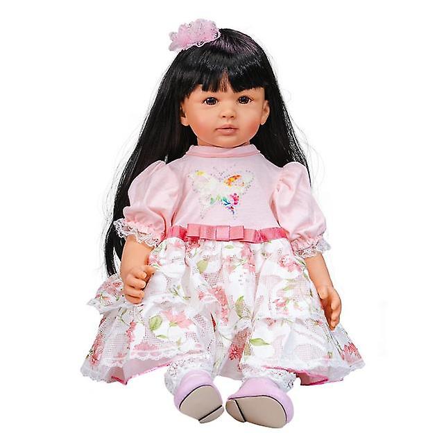 Baby And Toddler Dolls Soft Material Simulation Baby Black-skinned Doll Cute Doll Newborn Gift For Children