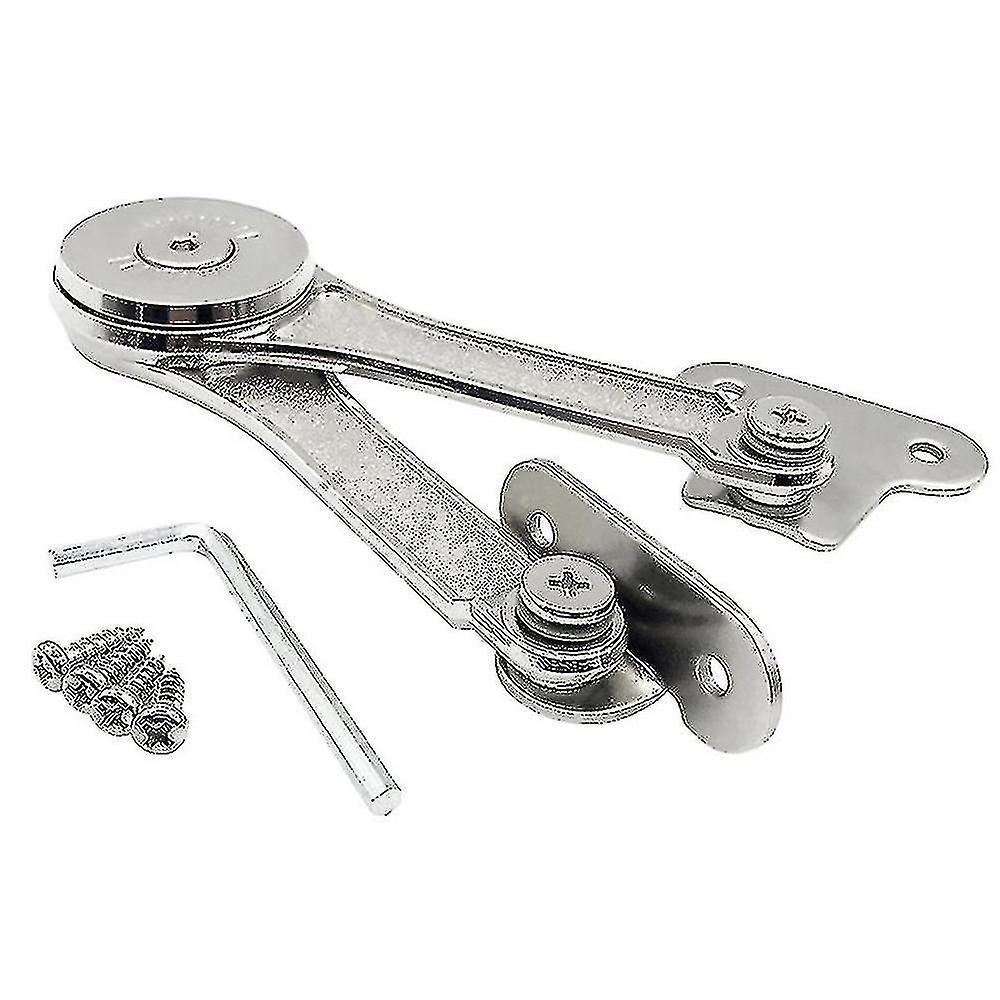 Heavy Duty Lid Support Hinges Adjustable Folding Lid1pcs-silver x