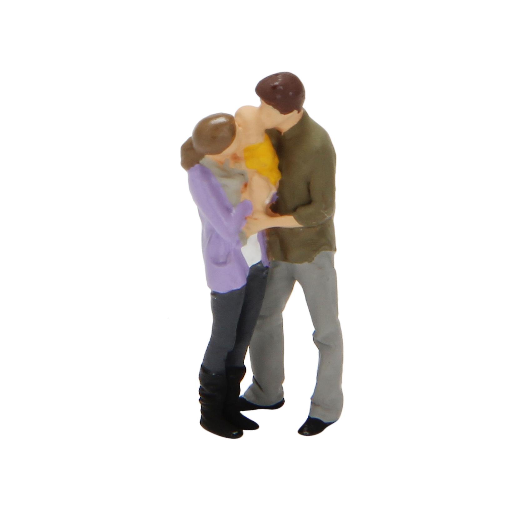 1/64 a Figure Tiny People Model Street Garden Layout for Collection Family Dolls Sand Table