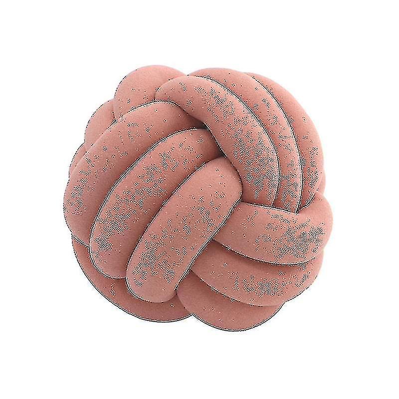 Plush Knot Ball Pillow
