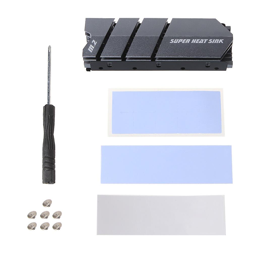 for M.2 SSD NVMe NGFF Heat Sink Heatsink M2 2280 SSD with Thermal Pad for PC