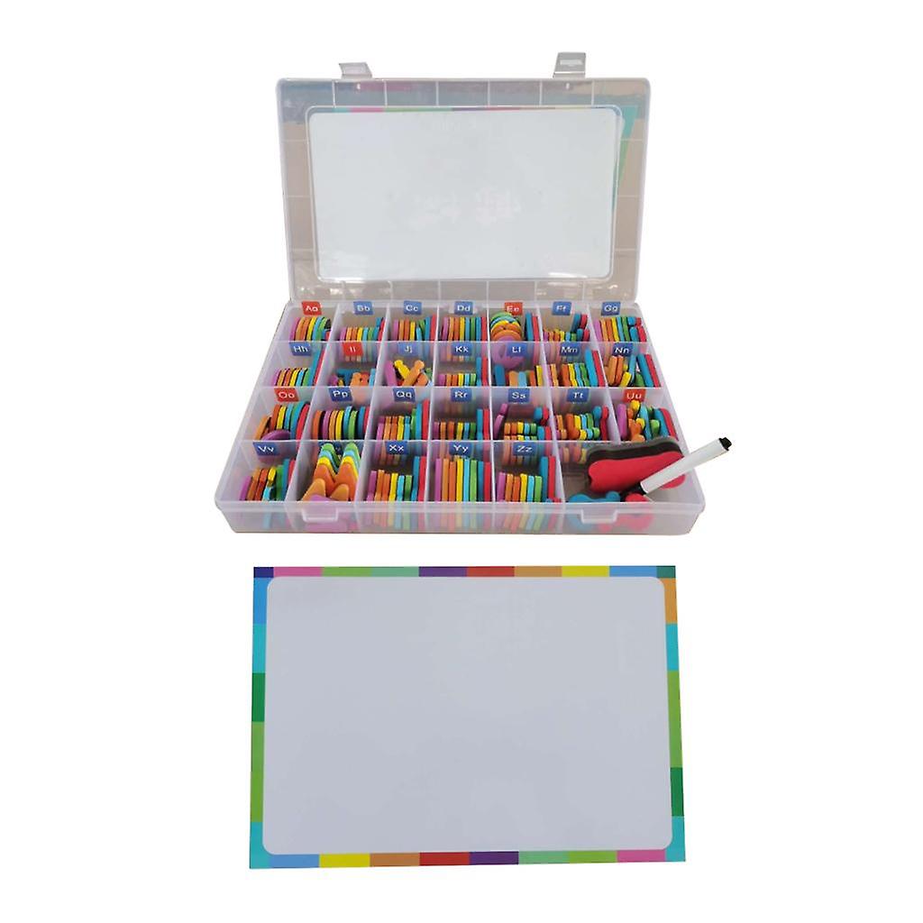 English Uppercase/Lowercase Letters Numbers Paste Stickers D