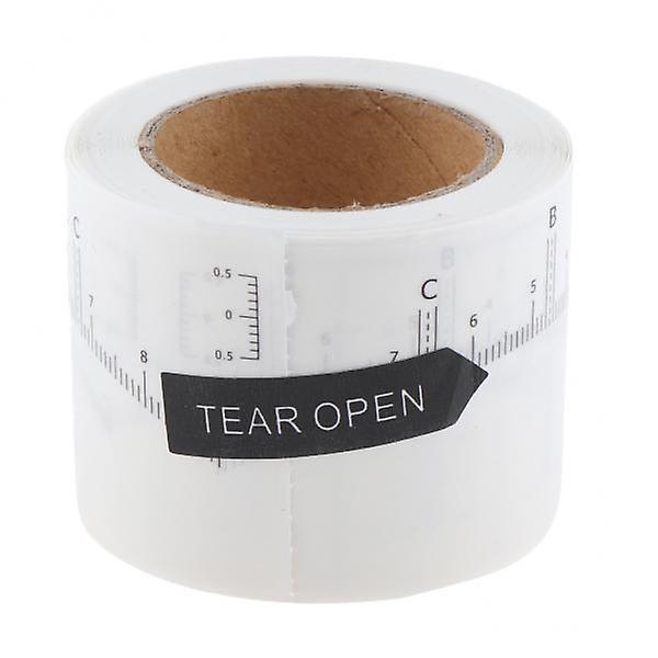 2xDisposable Microblading Eyebrow Measure Ruler Stickers Tattoo Makeup Tools